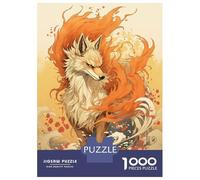 Rompecabezas para Adolescentes De 1000 Piezas Dance of The Kitsune Fox Rompecabezas para Adultos Juguete Decoración De Pared Decoración del Hogar Juego Desafiante Regalos 70x50cm/1000pcs