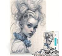 Rompecabezas para Adolescentes de 1000 Piezas de Alicia en el País de Las Maravillas, Juego de ingenio, interacción Entre Padres e Hijos, Regalo de cumpleaños, Regalos 38x52cm