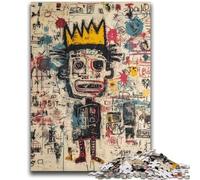 Rompecabezas para Adolescentes de 1000 Piezas de Arte Moderno de Basquiat Entrena tu Cerebro y Tus Manos cumpleaños para Mayores de 14 años 50x75cm