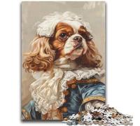 Rompecabezas para Adolescentes de 1000 Piezas de Cavalier King Charles Spaniel Juego desafiante y Familiar Toda la Familia 26x38cm