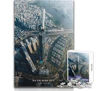 Rompecabezas para Adolescentes de 1000 Piezas de Ciudad Ho Chi Minh, Juego Educativo, Regalo de cumpleaños para Mujeres, tamaño 38x52cm