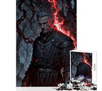 Rompecabezas para Adolescentes de 1000 Piezas de Crimson Oath︰ The Cursed Mage Juguetes antiestrés Regalos de cumpleaños Juego de ingenio Actividades Divertidas en casa tamaño 50x75cm