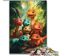 Rompecabezas para Adolescentes de 1000 Piezas de Dinosaurio Ayuda a ejercitar el Cerebro Juguetes adictivos para Cultivar la Paciencia y Mejorar la Memoria (tamaño 50x75cm)