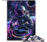 Rompecabezas para Adolescentes de 1000 Piezas de DJ Astronauta, Ideal para el Aprendizaje y el Regalo Familiar tamaño 26x38cm