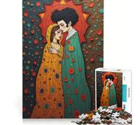 Rompecabezas para Adolescentes de 1000 Piezas de Gustav Klimt y Tim Burton, Juegos relajantes, Actividades Divertidas para Hacer en casa, Juego con un diseño Precioso 38x52cm