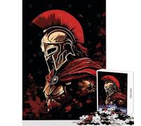 Rompecabezas para Adolescentes de 1000 Piezas de Leónidas de Esparta Juegos Familiares para Pasar el Tiempo en casa Durante Las Vacaciones Diversión Garantizada (tamaño 38x26cm)