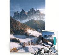 Rompecabezas para Adolescentes de 1000 Piezas de Val Di Funes Juego práctico para Relajarse intelectualmente Regalo de cumpleaños Regalos 38x26cm