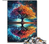 Rompecabezas para Adolescentes de 1000 Piezas del Árbol de la Vida Ideal para el Aprendizaje y el Regalo Familiar (26x38cm)