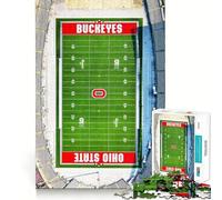Rompecabezas para Adolescentes de 1000 Piezas del Estadio de béisbol de los Buckeyes Juego de lógica de Ajuste preciso Juguete Divertido y silencioso Ideal para cumpleaños y Actividades artísticas