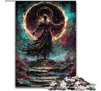 Rompecabezas para Adolescentes de 1000 Piezas del Misterioso Dios de la Muerte Juguete Educativo Intelectual y descompresor, Toda la Familia tamaño 26x38cm