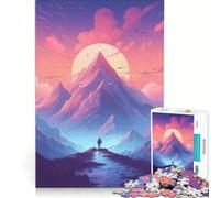 Rompecabezas para Adolescentes de 1000 Piezas del Monte Everest, Nepal, Juegos educativos, decoración de Pared, con póster y Hoja de Preguntas a Juego 38x26cm