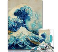 Rompecabezas para Adolescentes de 1000 Piezas del Monte Fuji Japón para Adultos con póster y Hoja de Trivia a Juego (75x50cm)