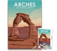 Rompecabezas para Adolescentes de 1000 Piezas del Parque Nacional Arches,Juego de desafío único,Regalos para Mujeres,Ideas de Regalo,tamaño 50x75cm