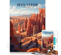 Rompecabezas para Adolescentes de 1000 Piezas del Parque Nacional Bryce Canyon,Rompecabezas de lógica Divertido y de Corte preciso Ideal para Jugar,Relajarse y divertirse (50x75cm)