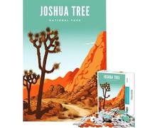 Rompecabezas para Adolescentes de 1000 Piezas del Parque Nacional Joshua Tree Juguetes adictivos para Cultivar la Paciencia Juego Familiar Ideal para Parejas Un Gran Regalo para los Amantes