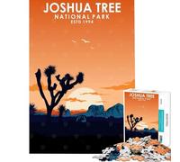 Rompecabezas para Adolescentes de 1000 Piezas del Parque Nacional Joshua Tree Rompecabezas para Adolescentes para aliviar el estrés Un Reto para completar Juego Educativo Juguete desafiante 50x75cm