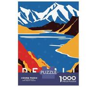 Rompecabezas para Adolescentes De 1000 Piezas Denali National Park Print Rompecabezas para Adultos Juegos Familiares Alivia El Estrés Regalos De Cumpleaños Y Únicos 38x26cm/1000pcs
