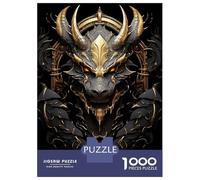 Rompecabezas para Adolescentes De 1000 Piezas Devil Golden King Dragon Rompecabezas para Adultos Juguetes Antiestrés Regalo De Cumpleaños Cumpleaños 52x38cm/1000pcs
