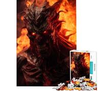 Rompecabezas para Adolescentes de 1000 Piezas Diablo cinematográfico del Infierno Juego Relajante Juguete Juego Intelectual Regalos para Mujeres y Hombres una Obra de Arte (tamaño 38x26cm)