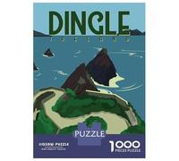 Rompecabezas para Adolescentes De 1000 Piezas Dingle Ireland Travel Rompecabezas para Adultos Juego Práctico Mejora La Memoria Gran Regalo para Jugar 70x50cm/1000pcs