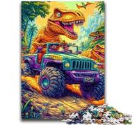 Rompecabezas para Adolescentes de 1000 Piezas: Dinosaur Train, tu Cerebro y Tus Manos Interacción Entre Padres e Hijos para Mayores de 14 años 38x26cm