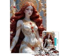 Rompecabezas para Adolescentes de 1000 Piezas Diosa Dorada Difícil y desafiante Alivia el estrés Juego de ingenio para Mayores de 14 años (50x75cm)