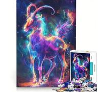 Rompecabezas para Adolescentes de 1000 Piezas, diseño cósmico - Capricornio, Juguetes antiestrés, para relajar el intelecto, Juego de desafío único 50x75cm