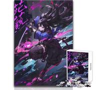 Rompecabezas para Adolescentes de 1000 Piezas, diseño de Anime de Chica Gato y Shinobi, Juegos Familiares, Actividades Familiares, Ideas de Regalo, tamaño 38x26cm