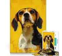 Rompecabezas para Adolescentes de 1000 Piezas,diseño de Beagles Que Brillan en la Oscuridad,Corte Premium,diversión,lógica,Habilidad,Juego rápido,decoración navideña (38x52cm)