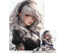 Rompecabezas para Adolescentes de 1000 Piezas diseño de Chica Anime Juguete para decoración de Pared Regalo de cumpleaños Juegos educativos Entrena tu Cerebro y Tus Manos tamaño 50x75cm