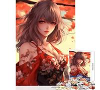 Rompecabezas para Adolescentes de 1000 Piezas diseño de Chica Anime sin Juguete Juegos Juegos relajantes colección de Artistas Bellas Artes tamaño 38x26cm