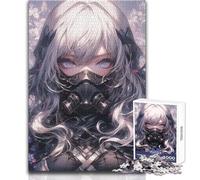 Rompecabezas para Adolescentes de 1000 Piezas, diseño de Chica de Anime, Asesino, Juegos educativos, Corte de precisión, Regalos de Amigo Secreto, tamaño 38x26cm