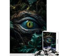 Rompecabezas para Adolescentes de 1000 Piezas diseño de Dragones del Bosque Ojo Esmeralda Juguetes para decoración del hogar Regalos para Amigos Secretos Juegos Familiares ejercita el Cerebro 50x75cm