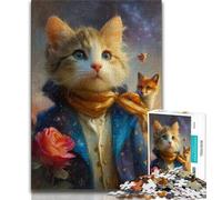 Rompecabezas para Adolescentes de 1000 Piezas, diseño de El Principito, Ideal como Juego Educativo, decoración del hogar, Regalo de cumpleaños, Arte Mural, 50x75cm