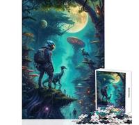 Rompecabezas para Adolescentes de 1000 Piezas diseño de Explorador alienígena Celestial Juguete Educativo Regalo de cumpleaños Juegos de relajación Interesante reducción del estrés tamaño 38x52cm