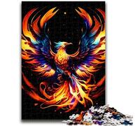 Rompecabezas para Adolescentes de 1000 Piezas, diseño de fénix Colorido, desafiante, Divertido y Divertido Juego Educativo para cumpleaños, 50x75cm