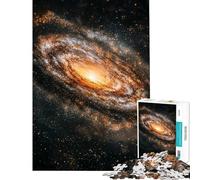Rompecabezas para Adolescentes de 1000 Piezas diseño de Galaxia Espiral en el Espacio Ideal para Adultos antiestrés de dificultad Alta Navidad o cumpleaños (tamaño 50x75cm)