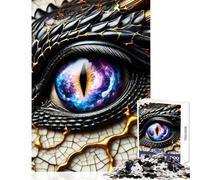 Rompecabezas para Adolescentes de 1000 Piezas diseño de Galaxia y Ojo de dragón Educativo Ideal para interacción Entre Padres e Hijos (tamaño 38x52cm)