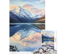 Rompecabezas para Adolescentes de 1000 Piezas diseño de montaña Ideal para Decorar el hogar Regalos de Amigo Secreto Juegos Familiares Ejercicios cerebrales tamaño 38x52cm