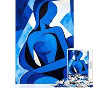 Rompecabezas para Adolescentes de 1000 Piezas diseño de Mujer Abstracta Juguete para decoración de Pared Ideas de Regalo Juego de ingenio Mejora el Amor Entre Parejas tamaño 38x52cm