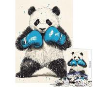 Rompecabezas para adolescentes de 1000 piezas diseño de panda con un gran impacto ideal para decorar la pared regalos para el amigo secreto juegos divertidos actividades para disfrutar en casa 38x26cm