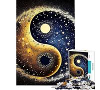 Rompecabezas para Adolescentes de 1000 Piezas diseño Noche y Mañana Cada Pieza es única Ideal para cumpleaños y Regalos 38x52cm