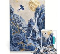 Rompecabezas para Adolescentes de 1000 Piezas diseño Paraíso de Porcelana Juguetes antiestrés desafío difícil fortalece el Amor Entre Parejas 38x52cm