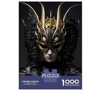 Rompecabezas para Adolescentes De 1000 Piezas Divine Mask of Gold Rompecabezas Juegos Relajantes Pero Divertidos Y Humorísticos Cumpleaños 52x38cm/1000pcs