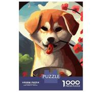 Rompecabezas para Adolescentes De 1000 Piezas Dog Eating Rompecabezas para Adultos Juguete Decoración De Pared Regalo De Cumpleaños Regalos Y Cumpleaños Únicos 70x50cm/1000pcs