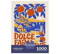 Rompecabezas para Adolescentes De 1000 Piezas Dolce Far Niente Italy Art Rompecabezas para Adolescentes Juego Familiar Desafío Difícil Cumpleaños Y Navidad 52x38cm/1000pcs
