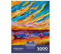 Rompecabezas para Adolescentes De 1000 Piezas Dramatic Sunset Rompecabezas para Adultos Juegos Relajantes Regalo De Cumpleaños Diversión En Casa Actividades, 52x38cm/1000pcs