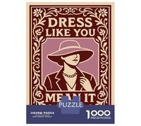 Rompecabezas para Adolescentes De 1000 Piezas Dress Like You Mean It Rompecabezas Juegos Relajantes Difícil Difícil Diversión Actividades En Casa, 52x38cm/1000pcs