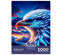 Rompecabezas para Adolescentes De 1000 Piezas Eagle Wall Art Print-1 Rompecabezas para Adultos Juego Práctico Que Mejora La Memoria Interacción Entre Padres E Hijos 70x50cm/1000pcs