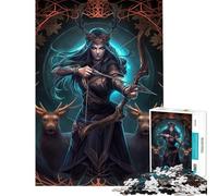 Rompecabezas para Adolescentes de 1000 Piezas Ecos de la Cacería Salvaje Juego práctico Regalo Ideal para cumpleaños o para Toda la Familia (Tamaño 38x26cm)